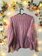 Heerlijk zachte warme dikke vintage roze aran gebreide trui, Kleding | Dames, Ophalen of Verzenden, Zo goed als nieuw, Maat 46/48 (XL) of groter
