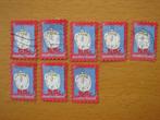 Decemberzegels 1999 - 8x  NVPH 1862 Gestempeld, Postzegels en Munten, Postzegels | Nederland, Ophalen of Verzenden, Na 1940, Gestempeld