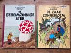 Kuifje: de Zaak Zonnebloem & De geheimzinnige Ster, Gelezen, Ophalen of Verzenden, Meerdere stripboeken, Hergé