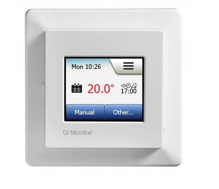 Thermostaat vloerverwarming OJ Electronics MCD5-1999-P3 Jung, Doe-het-zelf en Verbouw, Thermostaten, Zo goed als nieuw, Slimme thermostaat