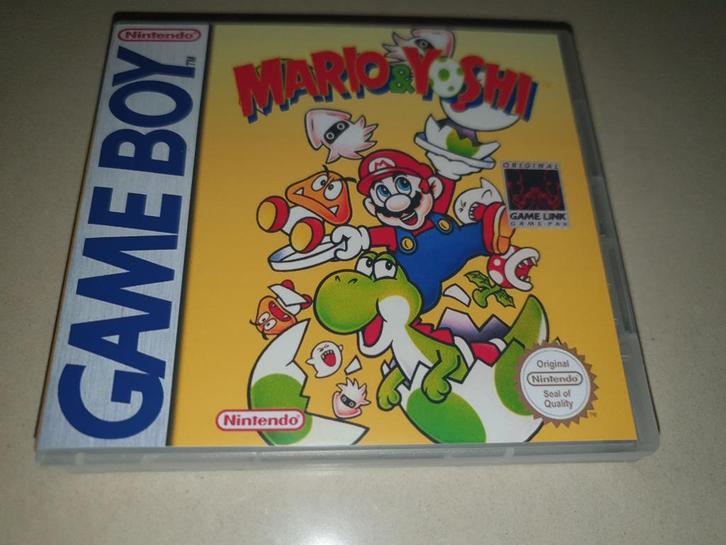 Mario & Yoshi Game Boy GB Game Case, Spelcomputers en Games, Games | Nintendo Game Boy, Zo goed als nieuw, Verzenden