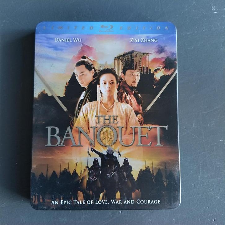 A2-1) The banquet (chinees gesproken) steelcase, Cd's en Dvd's, Blu-ray, Zo goed als nieuw, Ophalen of Verzenden