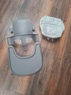 Storm Grey Babyset, playtray en Cushion, Kinderen en Baby's, Kinderstoelen, Ophalen, Zo goed als nieuw, Meegroeistoel, Stoelverkleiner