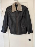 Leren jas/jack dames,(heren) z.g.a.n.mt 42/44 d bruin, Ophalen of Verzenden, Zo goed als nieuw, Maat 42/44 (L), Bruin