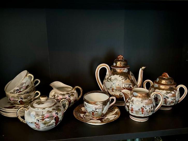 Verzameling Oosters Servies - Chinees/Japans, Antiek en Kunst, Antiek | Keramiek en Aardewerk, Ophalen of Verzenden