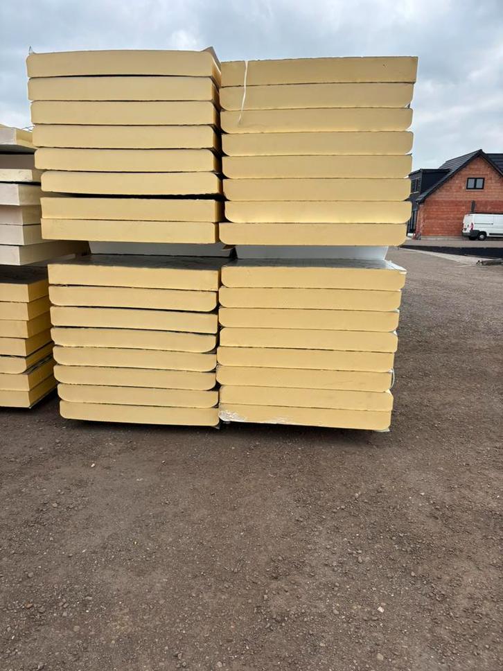 Te koop grote partij 14 cm dik 140mm PIR isolatie, Doe-het-zelf en Verbouw, Isolatie en Afdichting, Zo goed als nieuw, Hardschuim (Pir)