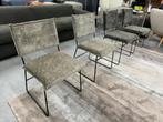 4 Nieuw Jess Design Norman eetkamerstoelen stof stoel, Huis en Inrichting, Stoelen, Overige kleuren, Nieuw, Ophalen of Verzenden