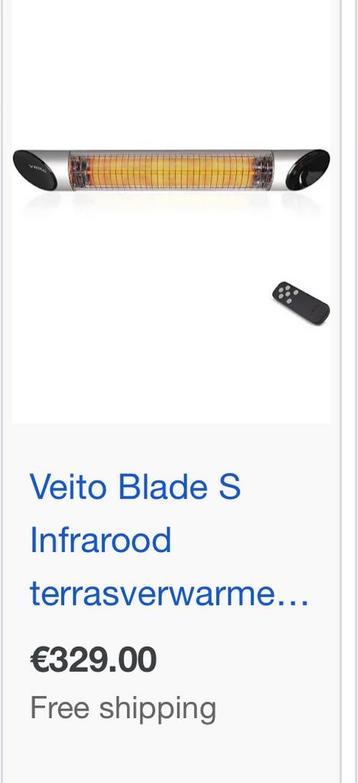 Terrasverwarmer Veito Blade S Infrarood