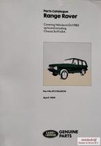 Land Rover Range Rover Parts Catalogue RTC9846CH, Ophalen of Verzenden