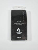 Samsung Galaxy S21 FE - Smart Clear View Cover - Donkergrijs, Overige modellen, Frontje of Cover, Ophalen of Verzenden, Zo goed als nieuw