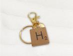 Dome’s Design: Scrabble Bag Charm/sleutelhanger (H – goud), Ophalen of Verzenden, Nieuw, Merk