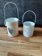 Windlichtjes, Huis en Inrichting, Ophalen of Verzenden, Gebruikt, Overige materialen, Minder dan 25 cm