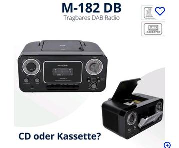Draagbaar Audiosysteem met Radio CD & Cassette Nieuw in doos beschikbaar voor biedingen