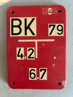 Oude brandkraanplaat, Antiek en Kunst, Ophalen of Verzenden