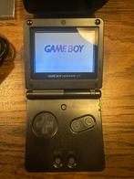 Gameboy Advance SP - Zwart, Ophalen of Verzenden, Zo goed als nieuw, Game Boy Advance SP