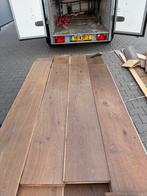 36 m2 eiken multivloer. 22 cm breed, 21 mm dik toplaag 6mm, Doe-het-zelf en Verbouw, Vloerdelen en Plavuizen, Gebruikt, 2e hands product