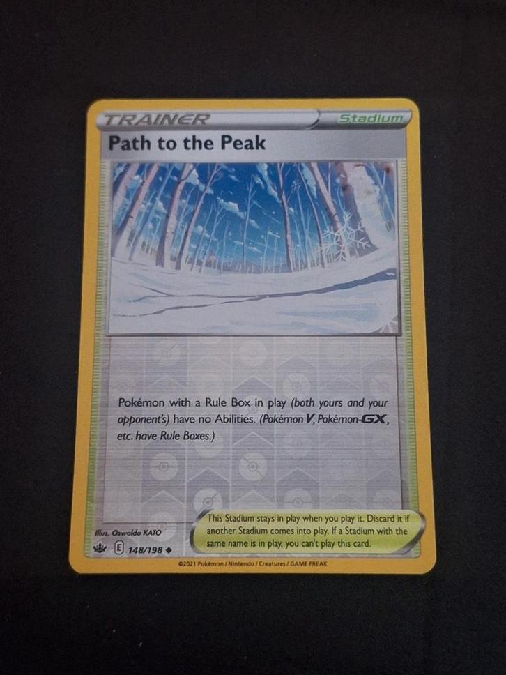 Path To The Peak (Reverse Holo) #148 Pokemon Chilling Reiign, Hobby en Vrije tijd, Verzamelkaartspellen | Pokémon, Zo goed als nieuw