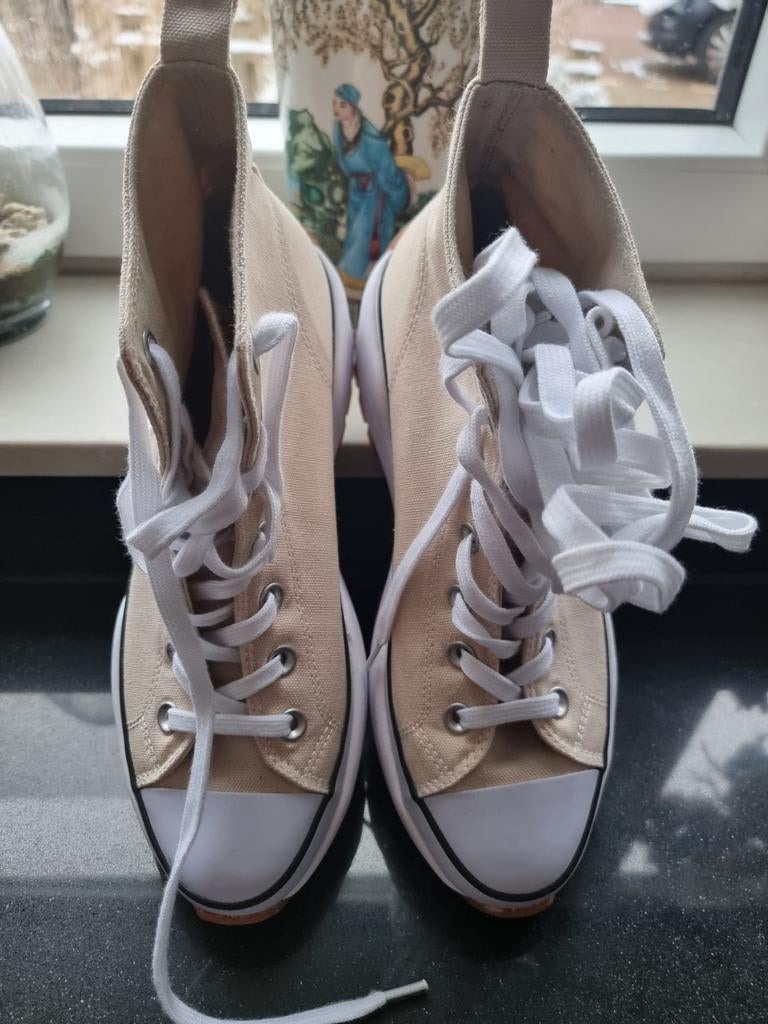 British Knights Kaya Mid Fly - Maat 41, Kleding | Dames, British Knights, Beige, Ophalen of Verzenden, Sneakers of Gympen