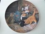 Seltmann Weiden Sierbord poesjes van Wolfgang Kaiser 1991, Antiek en Kunst, Ophalen of Verzenden