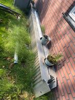 Goede rijplaten minikraam 1400kg, Tuin en Terras, Zonneschermen, Ophalen, Zo goed als nieuw, Knikarmscherm
