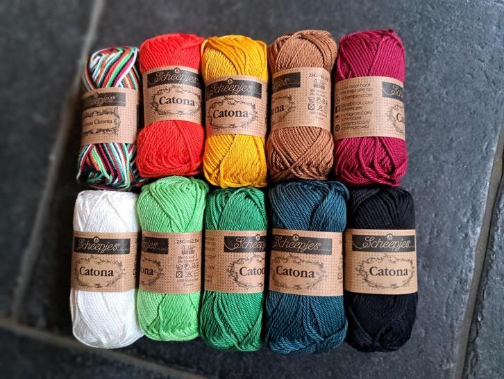 Scheepjes Catona Chroma Minis Colour Pack - Christmas Treat, Hobby en Vrije tijd, Breien en Haken, Ophalen of Verzenden