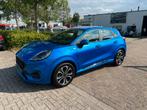 Ford Puma 1.0i Ecoboost Hybrid 125pk 2023 Blauw €19750,-, Voorwielaandrijving, Stof, Zwart, Blauw