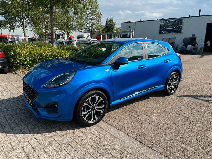 Ford Puma 1.0i Ecoboost Hybrid 125pk 2023 Blauw €19750,-, Auto's, Ford, Bedrijf, Benzine, SUV of Terreinwagen, Handgeschakeld
