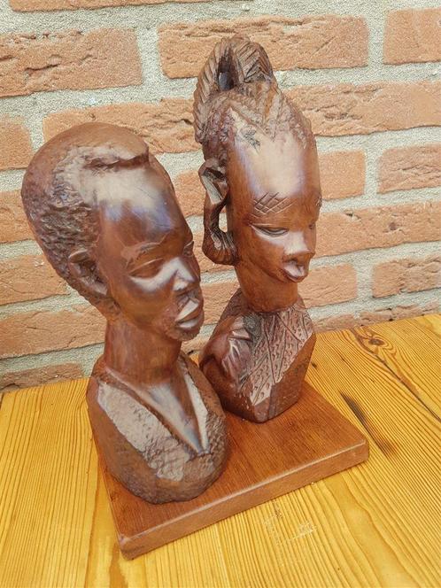 Afrikaanse beelden, Antiek en Kunst, Kunst | Niet-Westerse kunst, Ophalen of Verzenden
