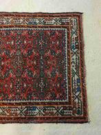 Handgeweven wollen tapijt rood bruin 155/103, Gebruikt, Handgeweven, Ophalen of Verzenden, Rechthoekig