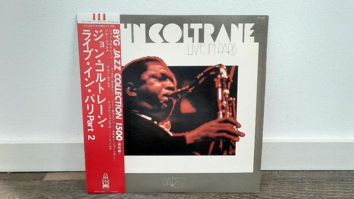John Coltrane - Live in Paris Part 2 LP / Vinyl Plaat Japan, Cd's en Dvd's, Vinyl | Jazz en Blues, Gebruikt, Jazz, 1960 tot 1980