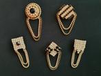5 Nieuwe Strass Overhemd Accessoires, Kleding | Heren, Trouwkleding en Trouwaccessoires, Ophalen of Verzenden, Nieuw, Wit, Ivoor of Crème