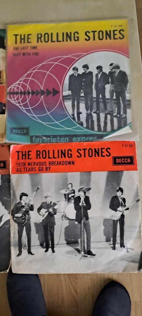 Rolling stones singles, Cd's en Dvd's, Vinyl Singles, Gebruikt, Single, Pop, Ophalen of Verzenden