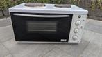 Kleine elektrische oven met kookplaten tafelmodel vrijstaand, Ophalen, Gebruikt, 3 kookzones of minder, Vrijstaand