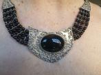 Zilveren Orientaals Collier met Onyx meesterteken:Zeynep Ero, Sieraden, Tassen en Uiterlijk, Verzenden, Zilver, Ketting