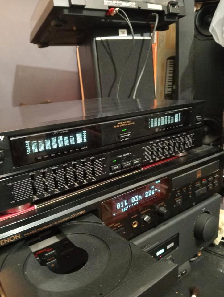 Sony SEQ-V7700 graphic equalizer, Audio, Tv en Foto, Versterkers en Receivers, Gebruikt, Stereo, Minder dan 60 watt, Sony, Ophalen of Verzenden