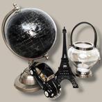 Vintage globe &eiffeltoren &car: rivièra maison lantern kado, Ophalen