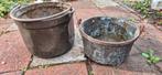 Antieke koperen potten, Ophalen