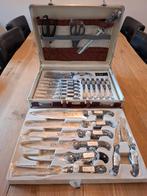 Luxe 24-delige Messenset in Koffer - Nieuw, Ophalen of Verzenden, Nieuw, Rvs of Chroom, Bestekset