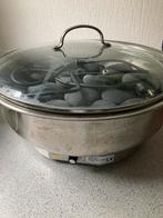 Hotstone massage pan met basalt stenen, Sport en Fitness, Massageproducten, Ophalen, Gebruikt, Hotstone