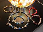 4x Symbols armbanden + 1x Symbols ketting., Ophalen of Verzenden, Zo goed als nieuw, Blauw