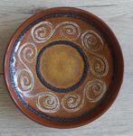 Vintage Schaal Duits Keramiek Bruin 16,5 cm., Ophalen of Verzenden, Huis en Inrichting