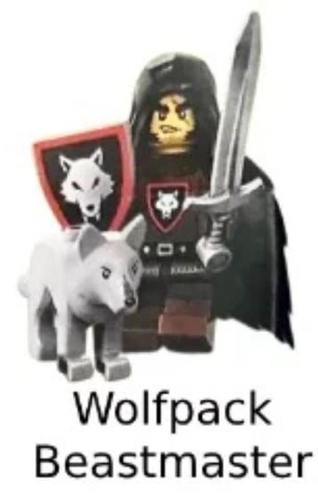 Lego minifigure serie 27 Wolfpack Beastmaster. Nieuw. beschikbaar voor biedingen