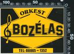 Sticker: Orkest Bozelas (1), Ophalen of Verzenden, Zo goed als nieuw, Bedrijf of Vereniging