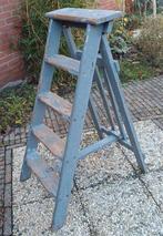 Houten Trapje - Vintage Stijl, Doe-het-zelf en Verbouw, Ladders en Trappen, Ophalen, Gebruikt, Trap, Minder dan 2 meter