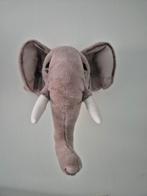 Dierenhoofd Olifant, Giraffe of Zebra, Ophalen, Zo goed als nieuw, Wanddecoratie