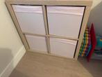 Ikea Kallax kast met roze bakken, Kast, Zo goed als nieuw, 75 tot 100 cm, Minder dan 50 cm