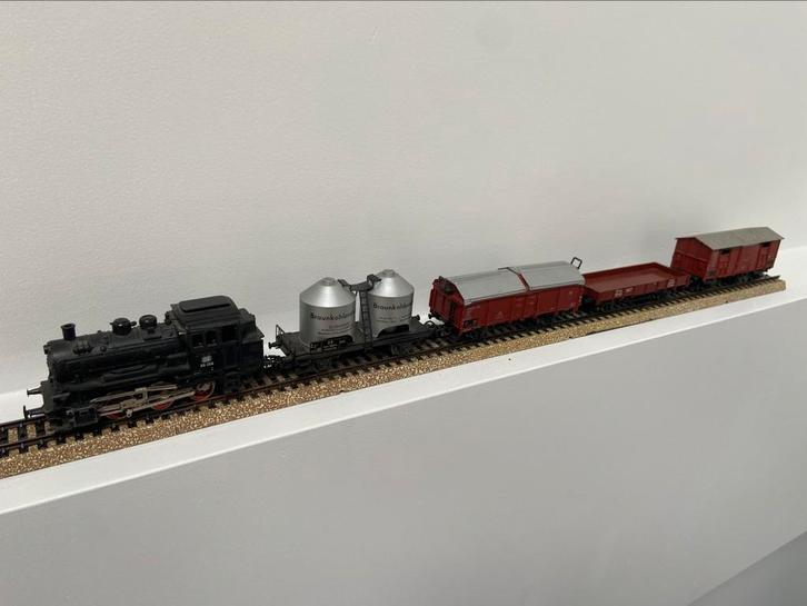 Klassieke Marklin goederentrein, Hobby en Vrije tijd, Modeltreinen | H0, Zo goed als nieuw, Locomotief, Wisselstroom, Märklin