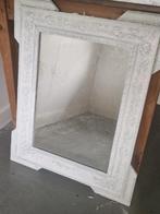 Oude Franse brocante spiegel antiek, 50 tot 100 cm, Minder dan 100 cm, Rechthoekig, Ophalen