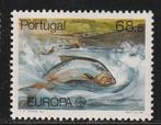 Verenigd Europa 1986 - Portugal - Elft in de stroom - Vis, Ophalen of Verzenden, Postfris, Dier of Natuur
