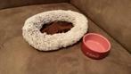 Cavia mandje en etensbakje roze, Ophalen of Verzenden, Zo goed als nieuw
